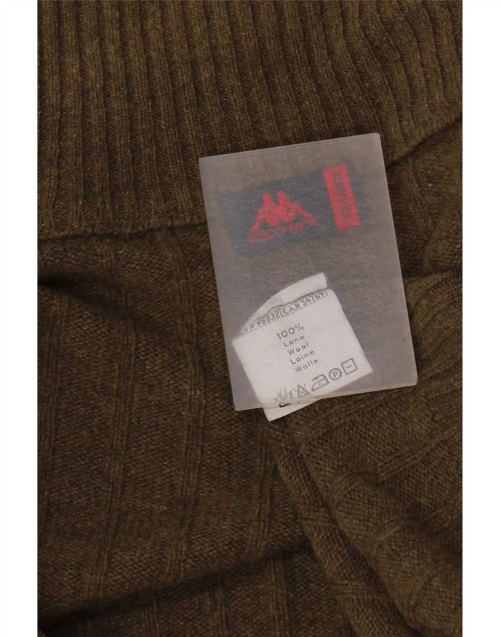 Męski sweter Kappa 2XL, wełna khaki
