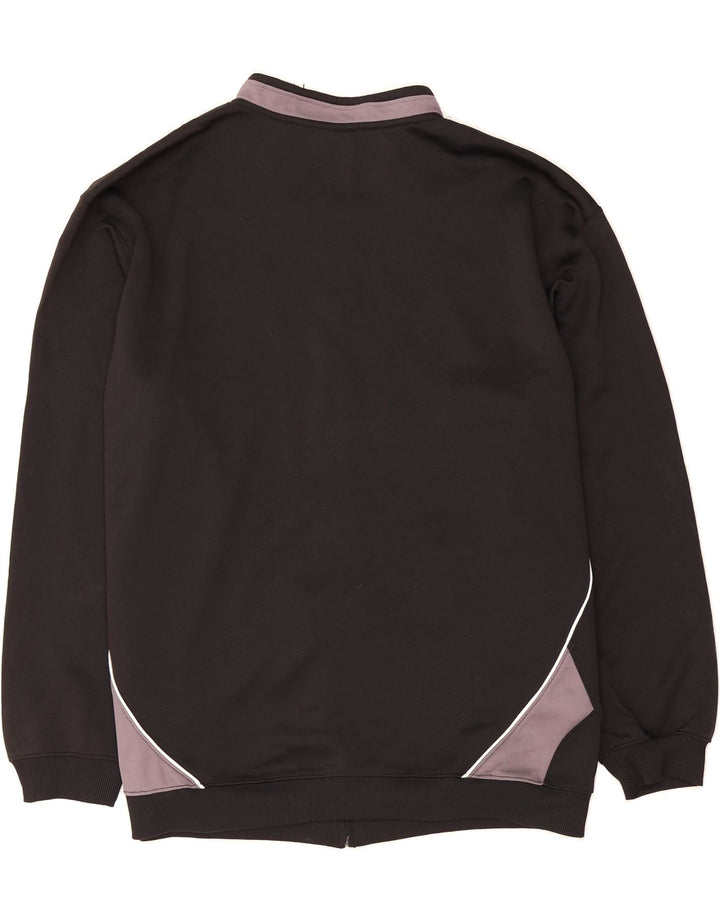 RUSSELL ATHLETIC Mens Dri-Power Tracksuit Top Jacket 2XL Black Colourblock Vintage Russell Athletic and Second-Hand Russell Athletic from Messina Hembry 