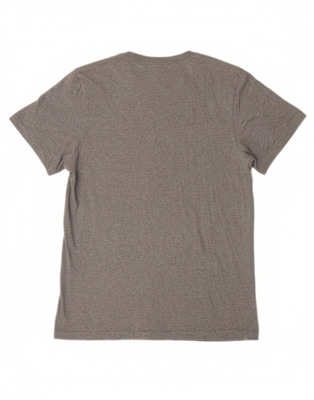 NIKE Mens T-Shirt Top Large Grey Cotton