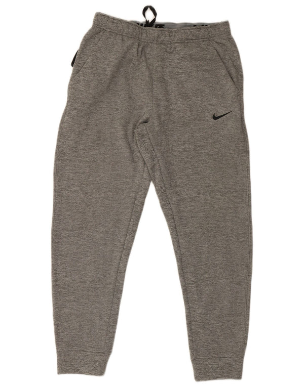 Męskie spodnie dresowe Nike Therma-Fit Joggers, średnioszare, nakrapiane