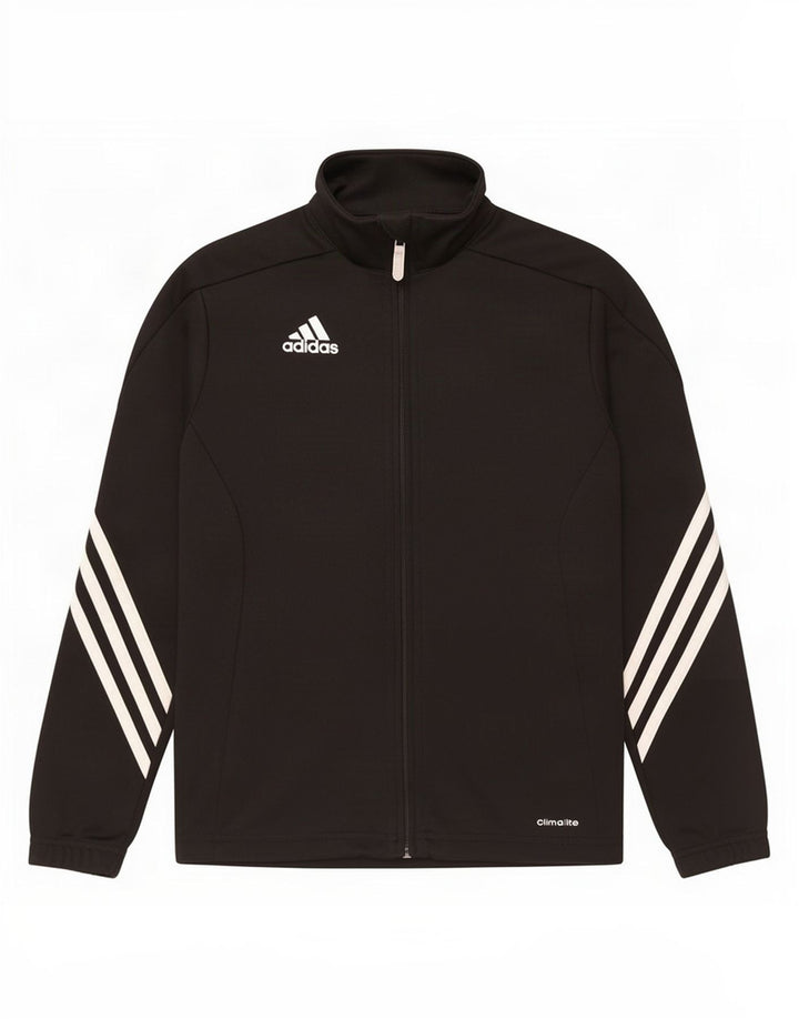 Adidas Chłopięca Kurtka Dresowa Climalite Climalite 9-10 Lat Czarny Poliester
