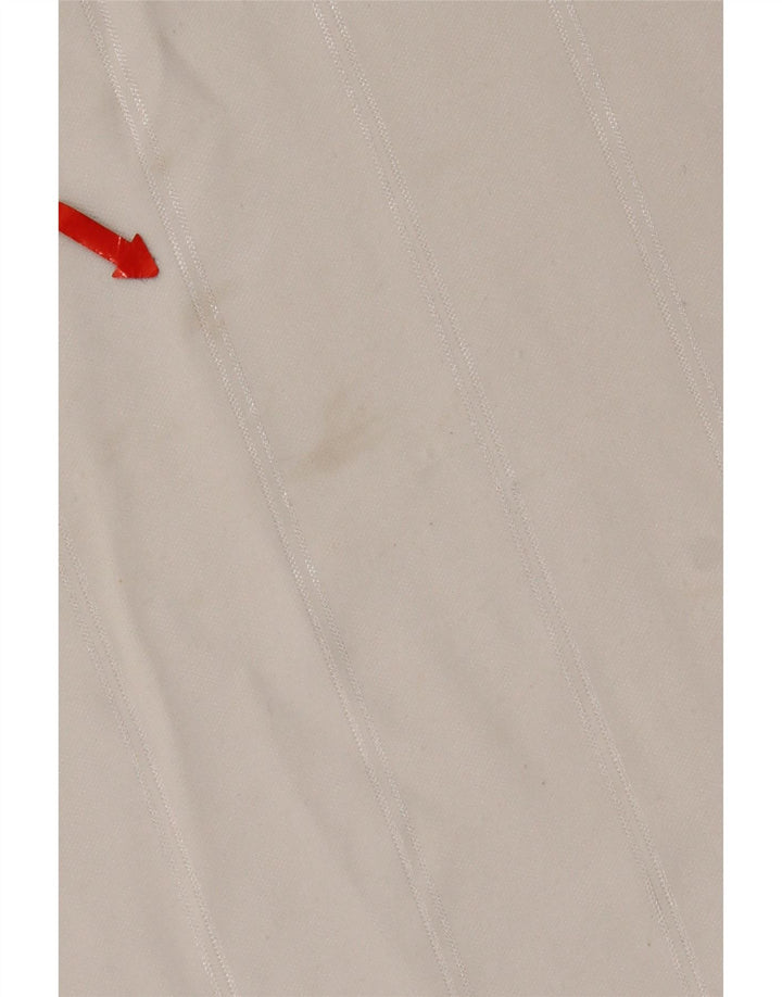 Męska koszulka polo Umbro XL, biały, poliester z blokami kolorów