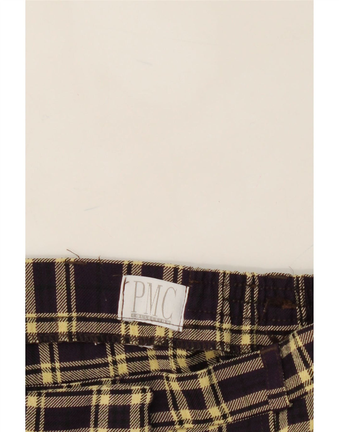 VINTAGE Womens Straight Cropped Trousers W30 L25  Black Check Vintage Vintage and Second-Hand Vintage from Messina Hembry 