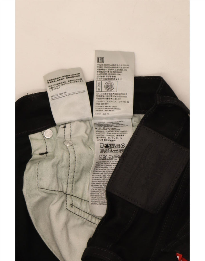 Męskie jeansy Levi's 511 Slim W34 L29 Czarna bawełna