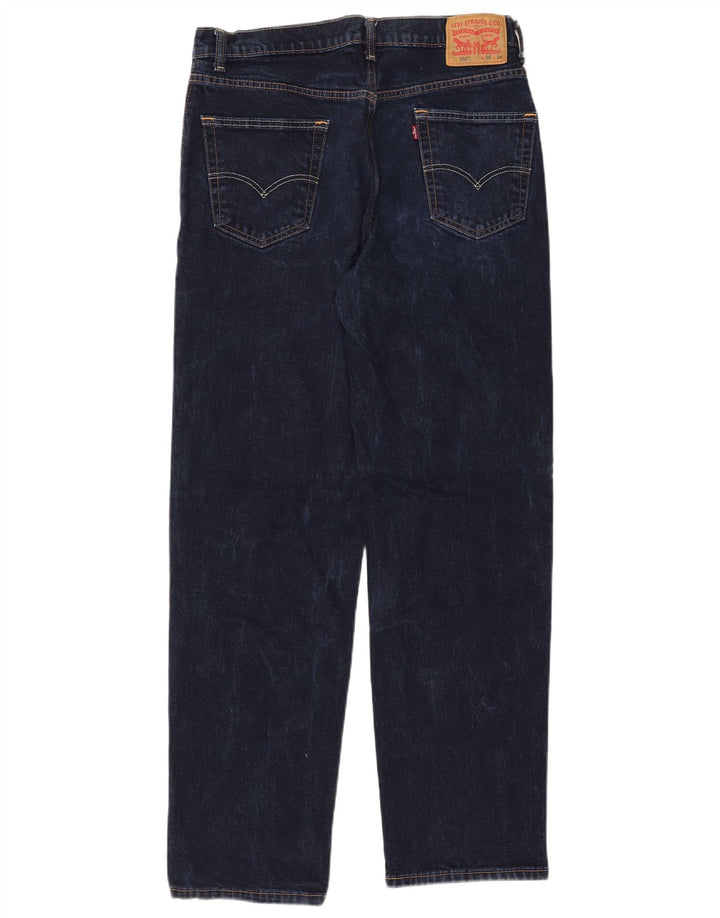 Męskie jeansy Levi's 550 o swobodnym kroju W36 L34 Granatowa bawełna