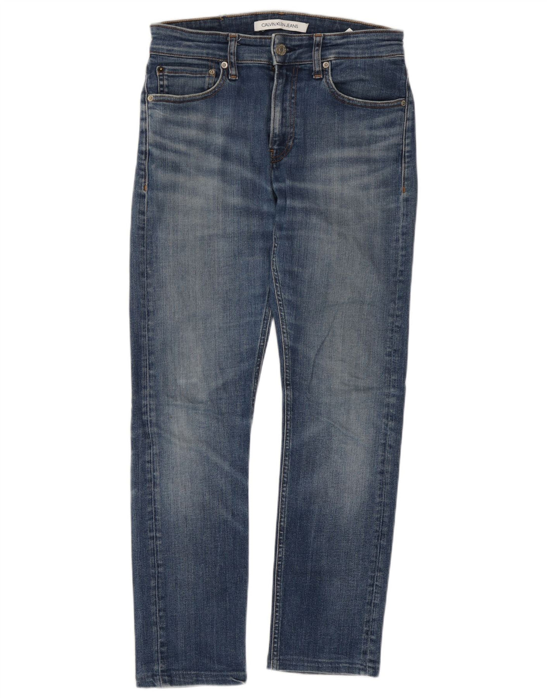 Męskie dżinsy Calvin Klein W28 L27 Niebieskie bawełniane