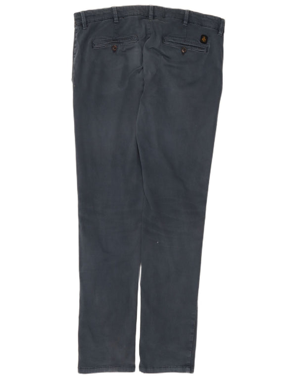 Męskie spodnie Chino Refrigiwear IT 52 XL W36 L32 Granatowa bawełna