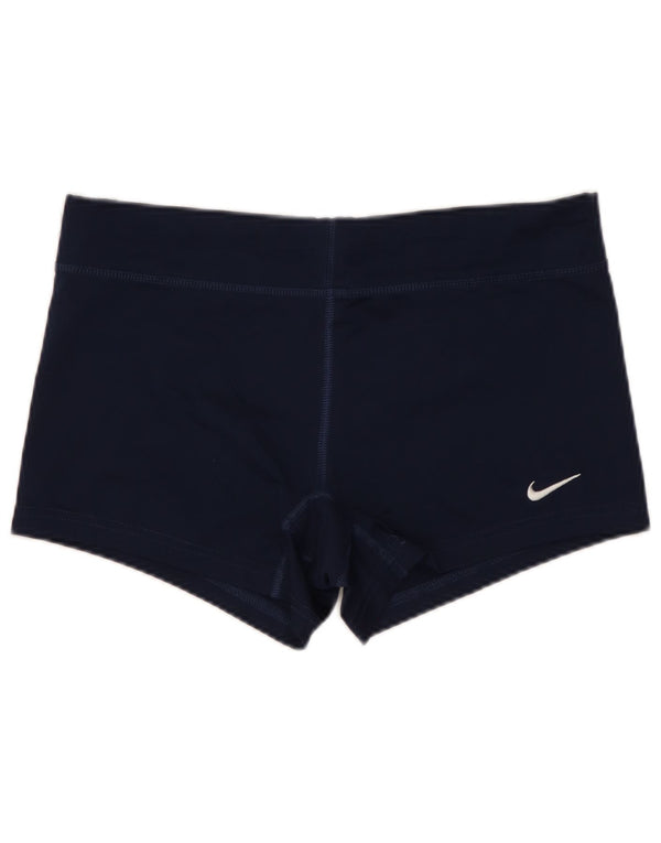 Damskie spodenki sportowe NIKE Dri Fit UK 12, średni granatowy poliester