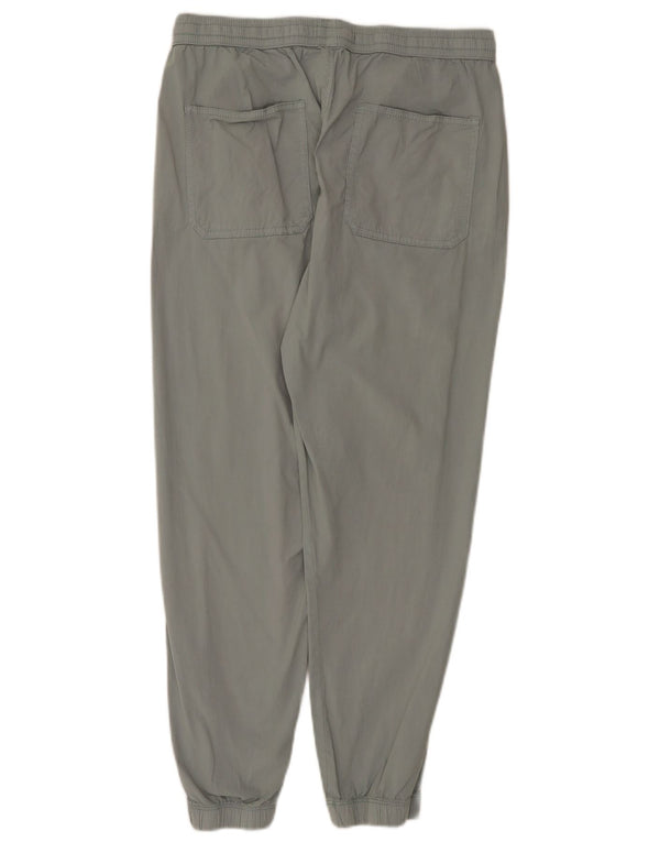 Damskie spodnie joggery z wysokim stanem Zara UK 14 Medium W31 L26 Szara bawełna