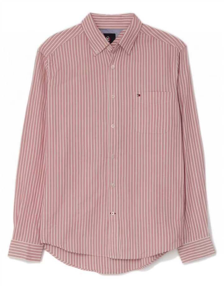 Koszula męska Tommy Hilfiger, duża, bawełniana w różowe paski