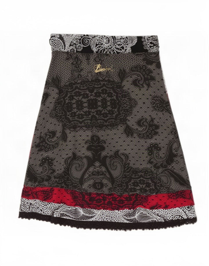 Desigual damska spódnica w kształcie litery A, średnia W28, wielobarwna paisley