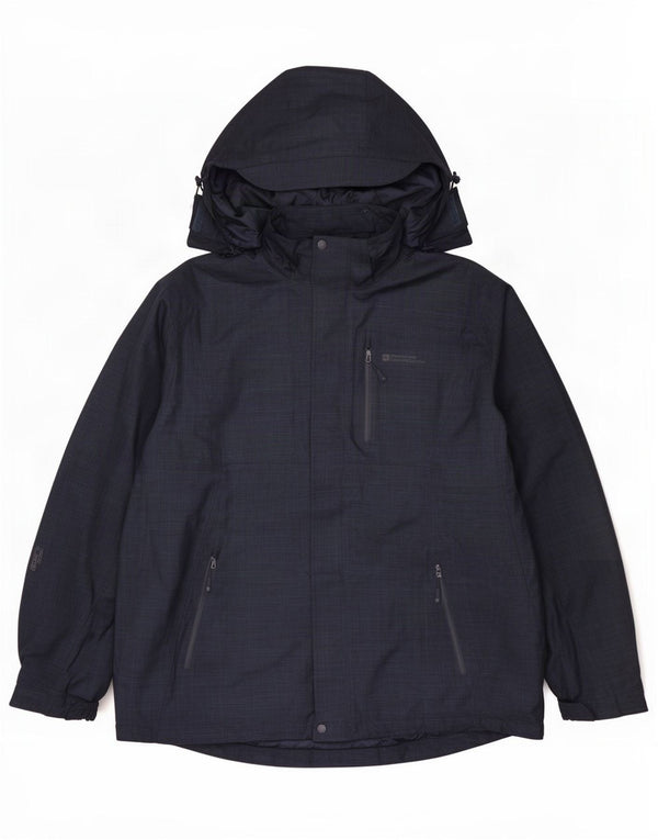 Męska kurtka wiatrówka z kapturem Mountain Warehouse UK 42 XL, granatowa
