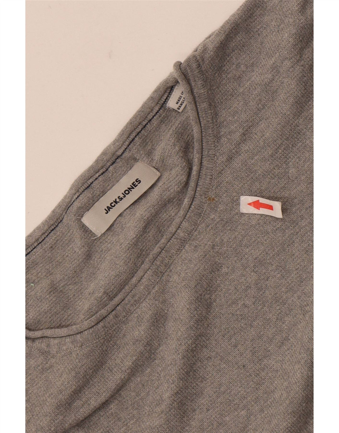 Męski sweter Jack & Jones z okrągłym dekoltem, 2XL, szary