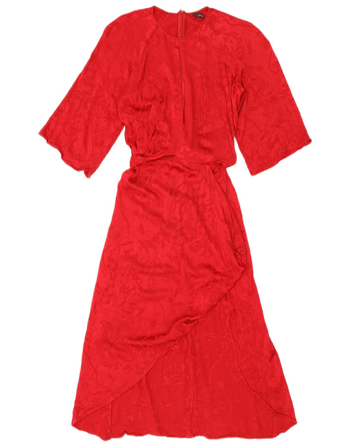 Damska sukienka maxi Zara UK 10 Small czerwona wiskoza