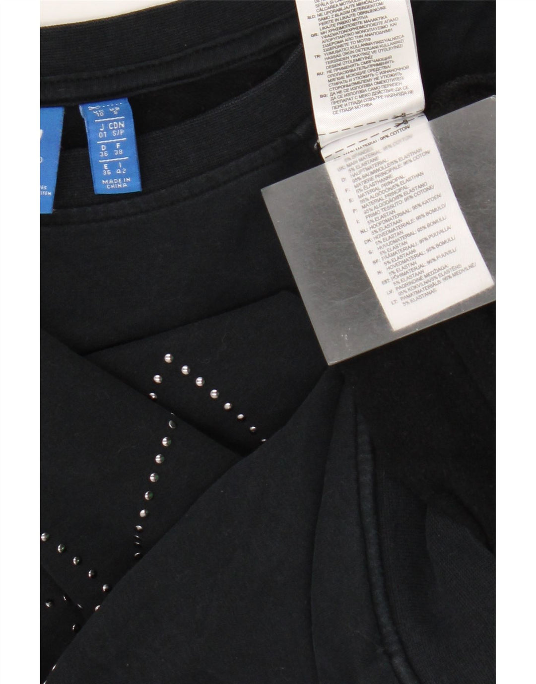 Damska bluza Adidas Graphic Oversize Jumper UK 10, mała, granatowa