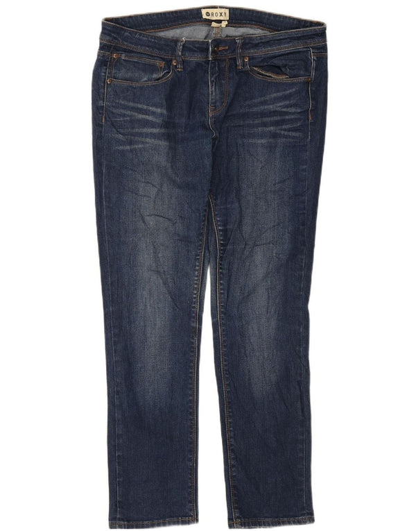 Damskie jeansy Roxy Slim W31 L28 Granatowa bawełna