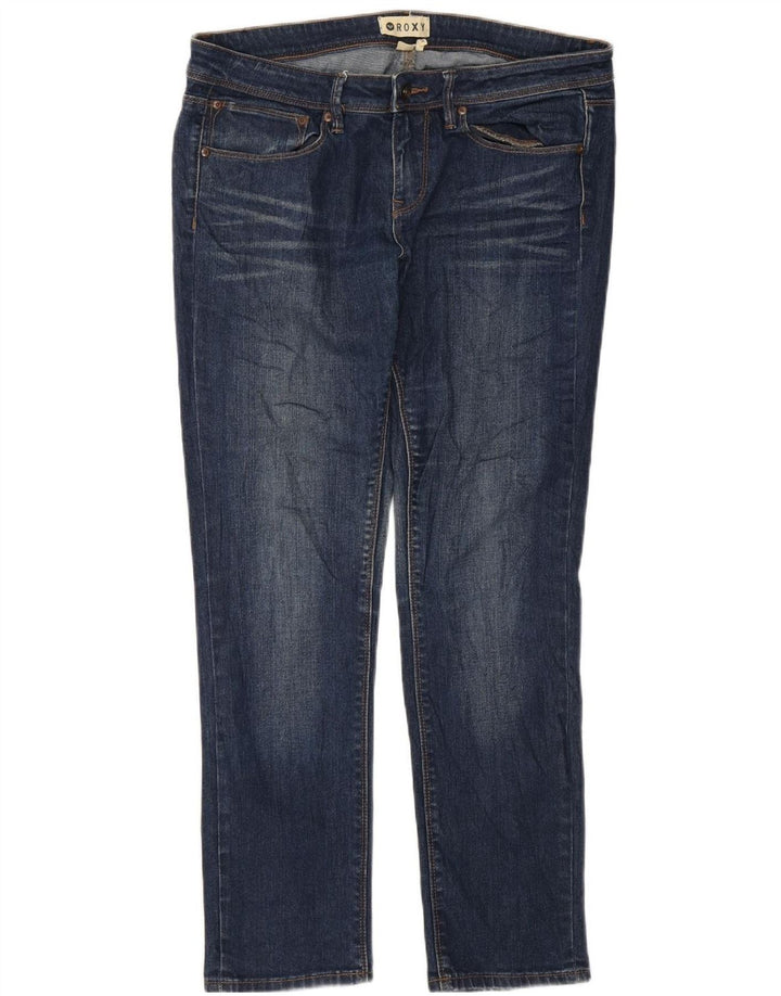 Damskie jeansy Roxy Slim W31 L28 Granatowa bawełna