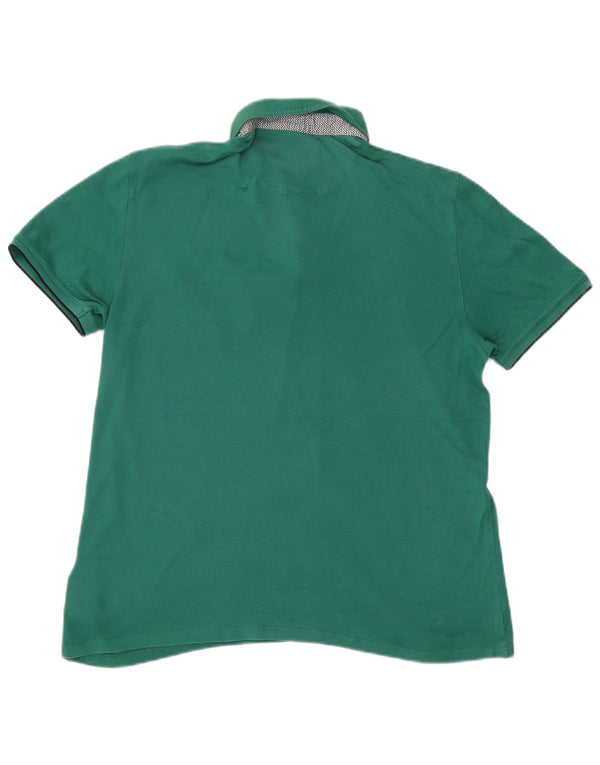 Męska koszulka polo Ted Baker, rozmiar 5 XL, zielona, bawełniana