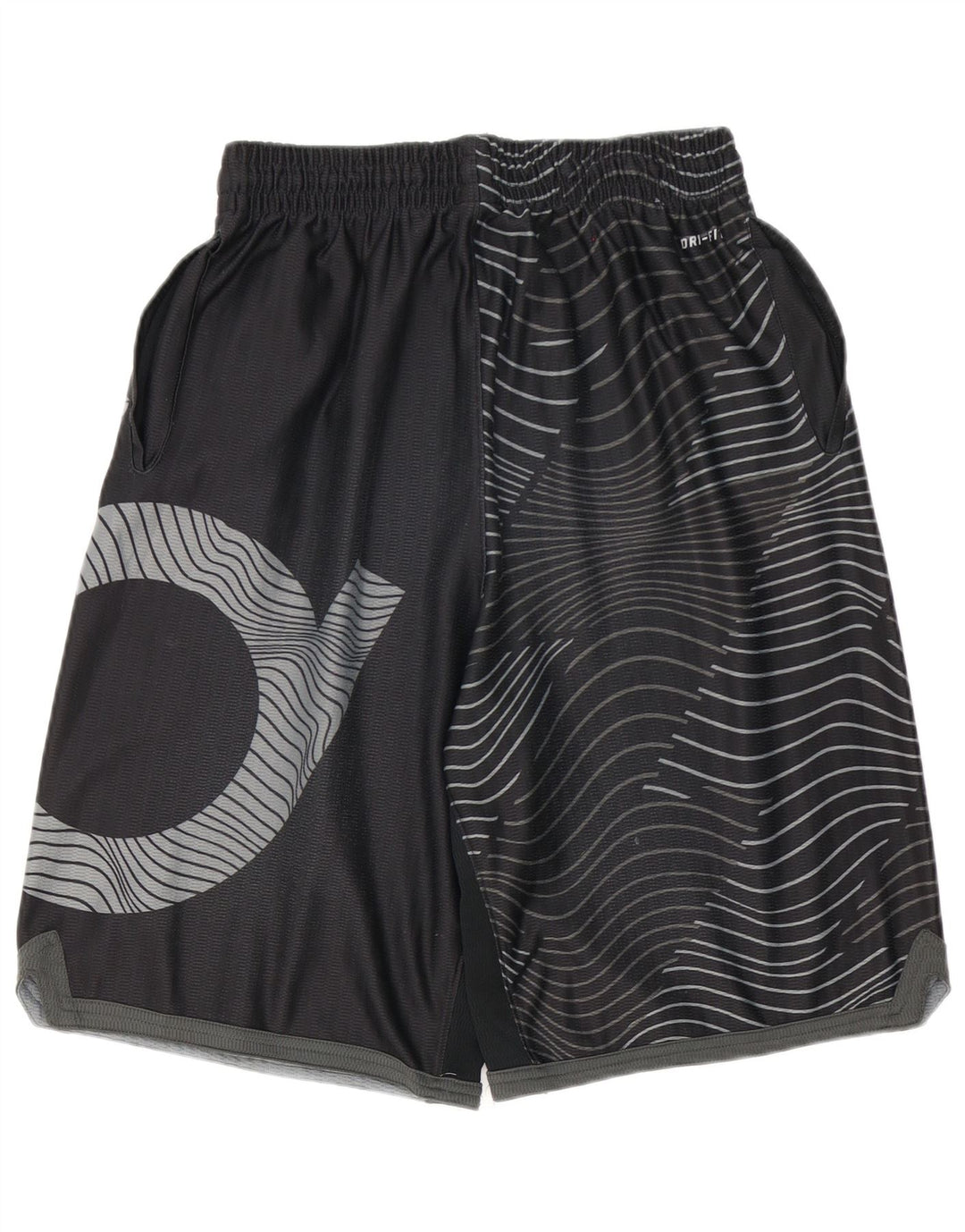 Męskie spodenki sportowe NIKE Dri Fit, duży, czarny, geometryczny poliester