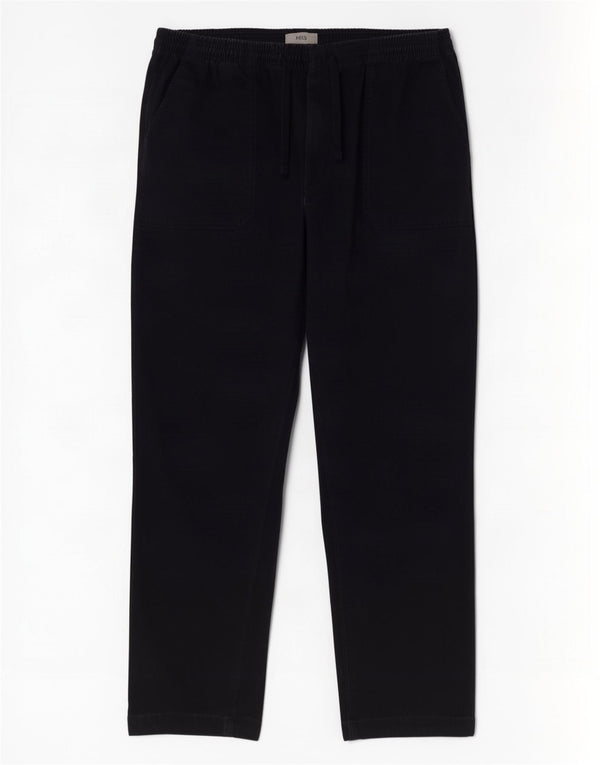 Męskie spodnie typu chino Regular Marks & Spencer W35 L29 Granatowa bawełna