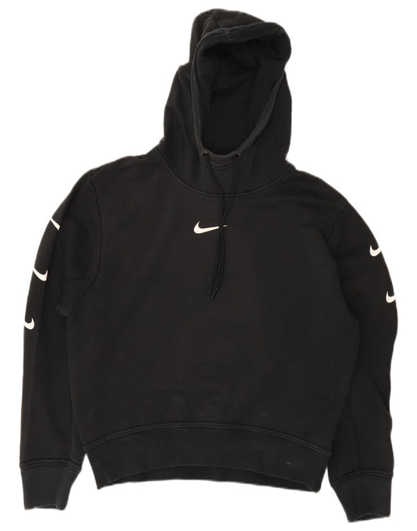 Damska bluza z kapturem Nike Graphic UK 14, średnia czarna bawełna
