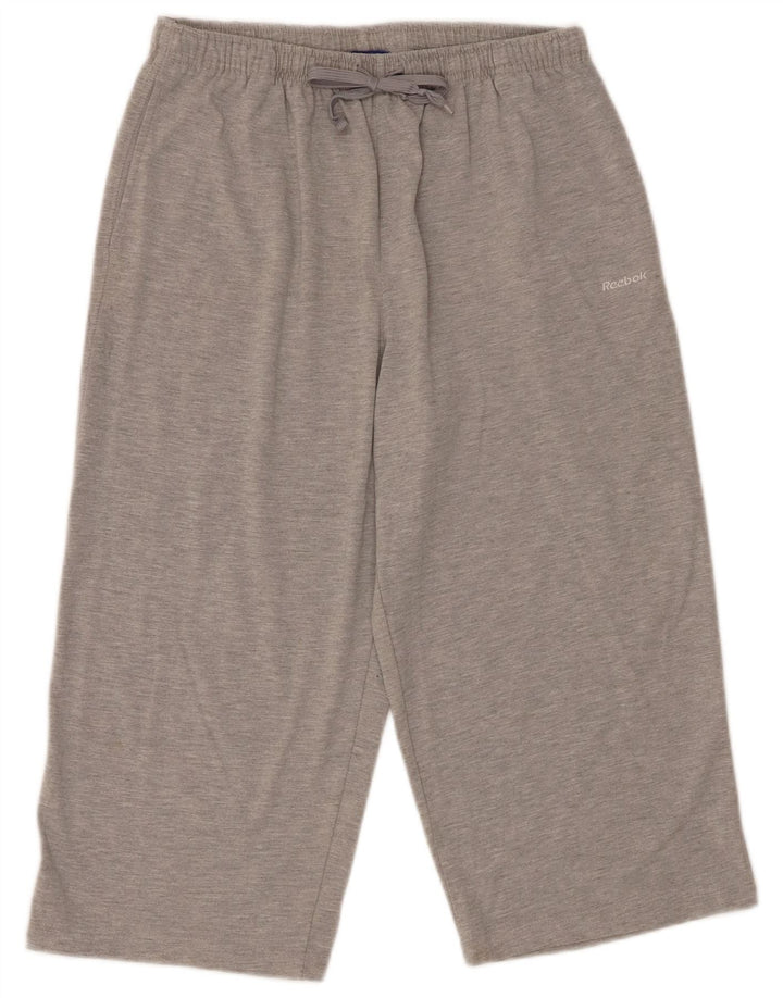 Damskie spodnie dresowe Reebok Capri UK 14, duże, szare