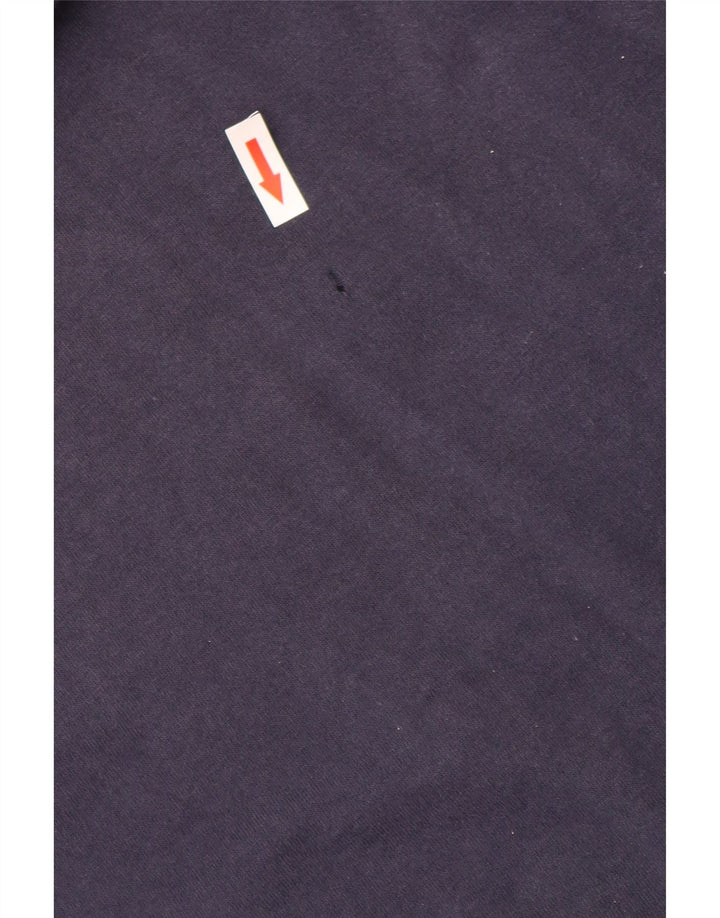 Męska koszulka graficzna WEIRD FISH Top 3XL, granatowa, bawełniana