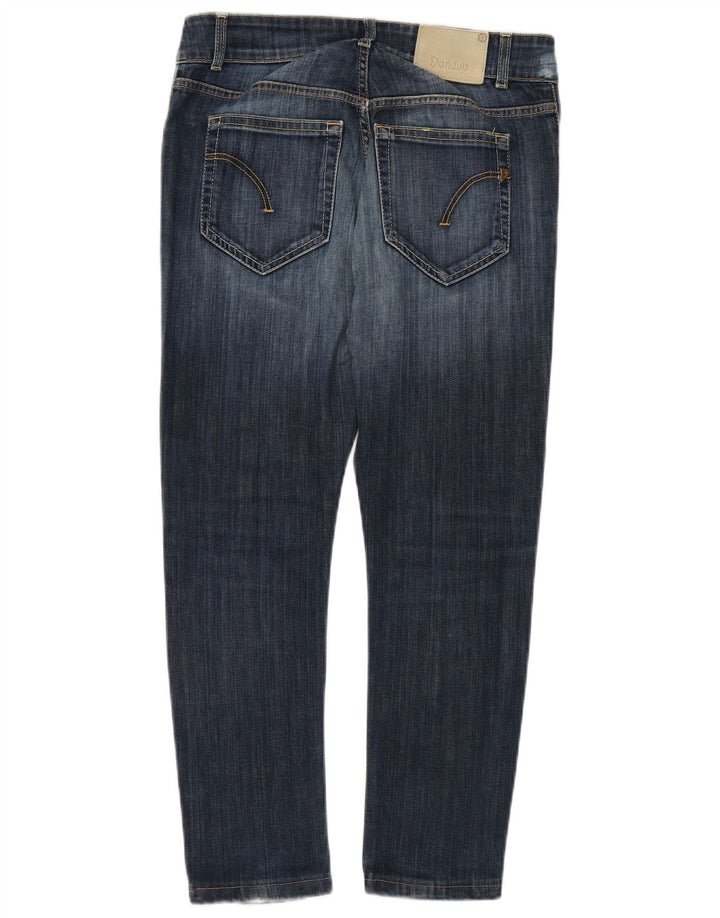 DONDUP Damskie jeansy slim W32 L26 Niebieskie bawełniane
