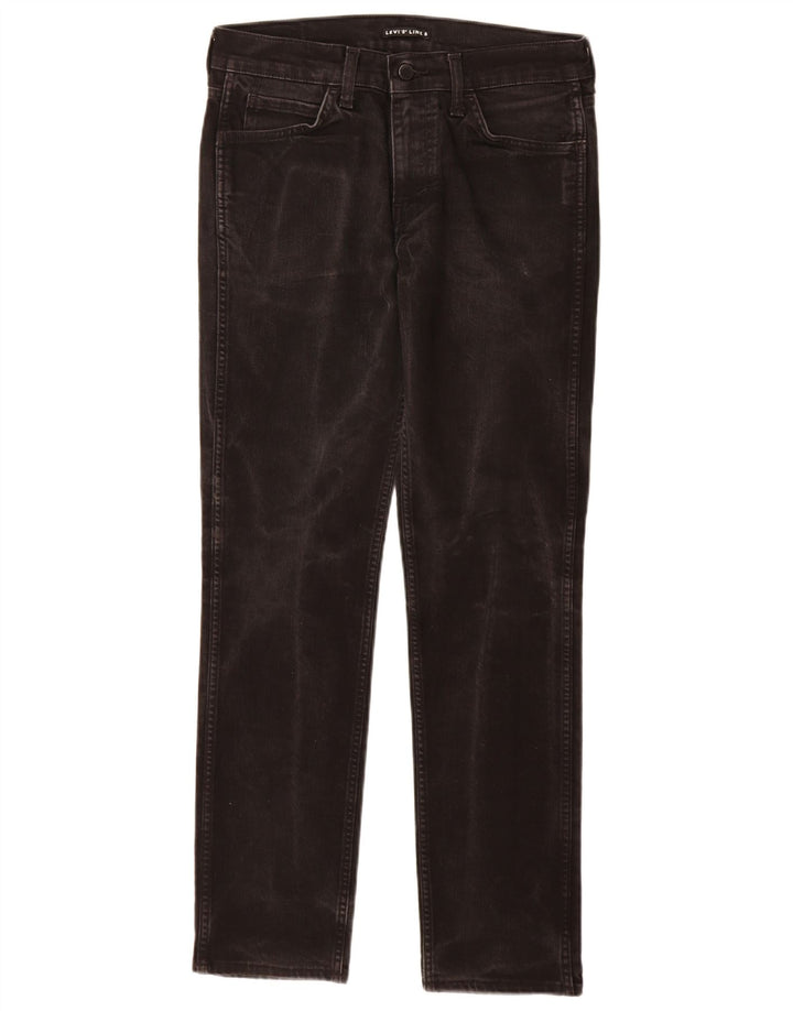 Damskie jeansy Levi's Line 8 Slim W30 L32 Czarna bawełna