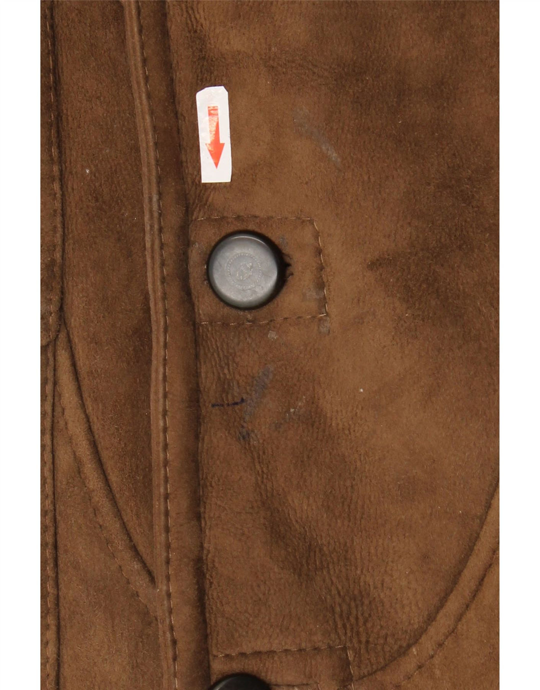 Vintage męska kurtka Shearling UK 40 Large Brown Shearling