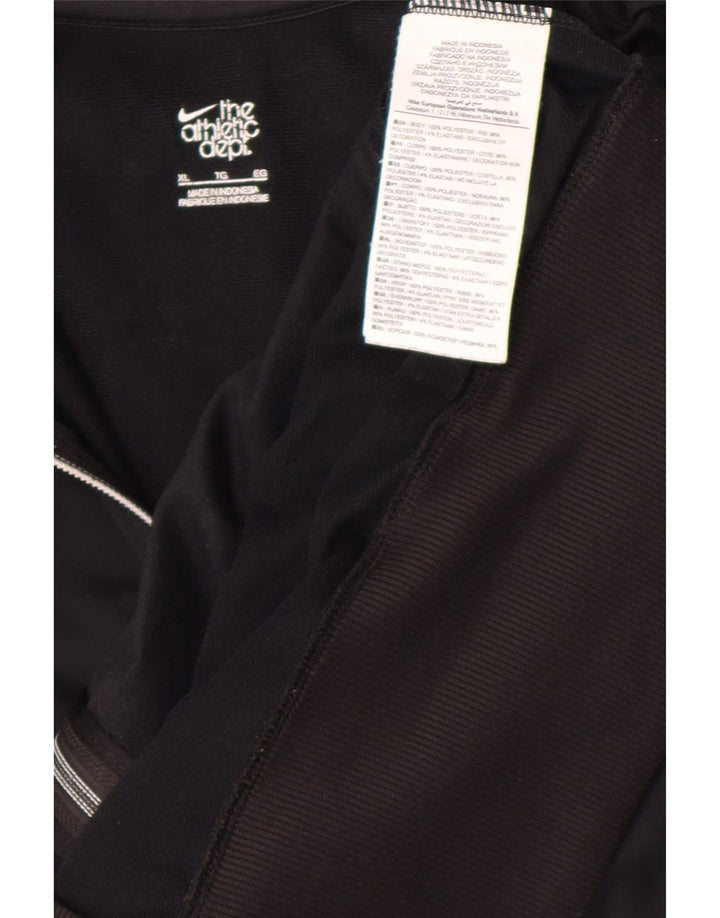 Damska kurtka dresowa Nike UK 18 XL, czarna, poliestrowa