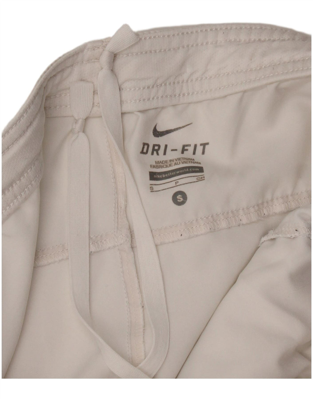 NIKE Mens Dri Fit Sport Shorts Small  White