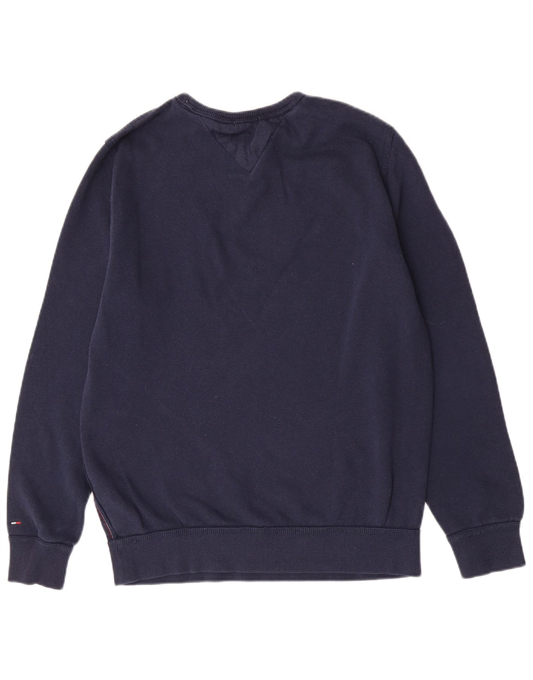 Męska bluza z grafiką Tommy Hilfiger, średnia, granatowa, bawełniana