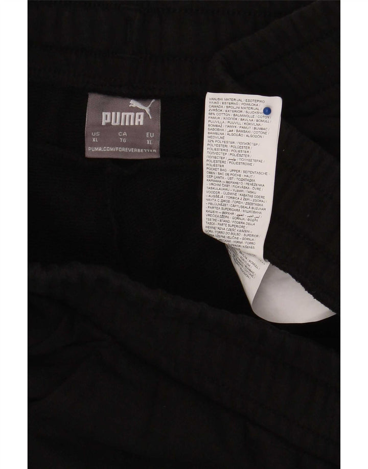 Męskie spodenki sportowe Puma XL, czarne, bawełniane