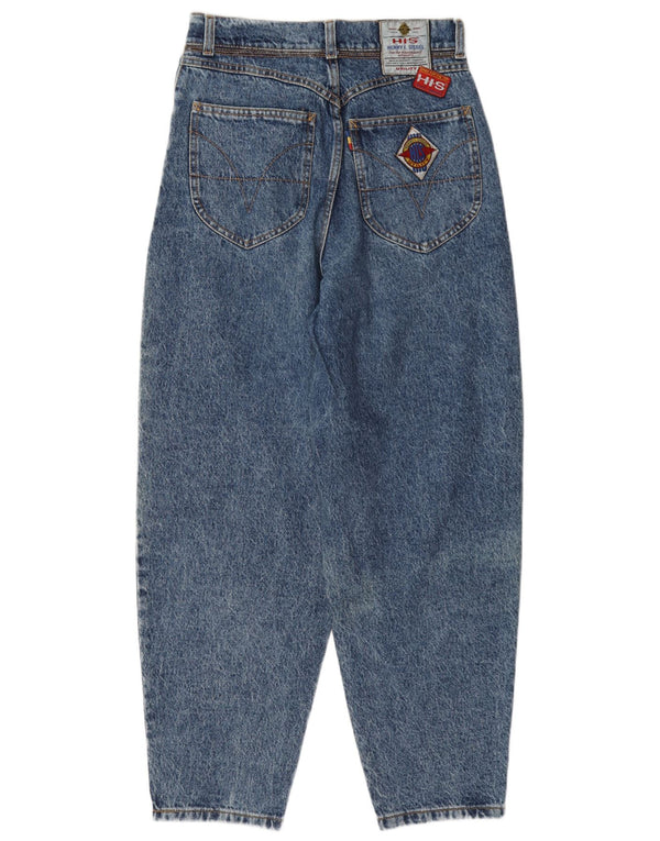 H.I.S Damskie luźne dżinsy z wysokim stanem EU 38 Medium W29 L28 Niebieskie bawełniane