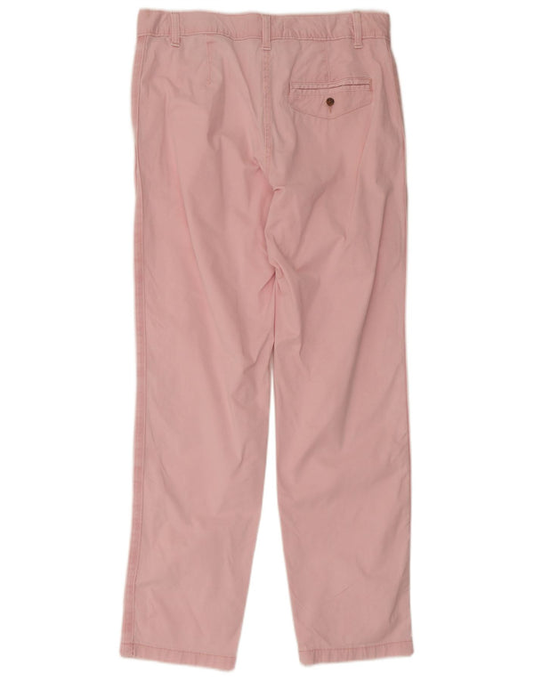 Damskie spodnie chino Marks & Spencer Regular Fit UK 10 Small W30 L29 Różowe