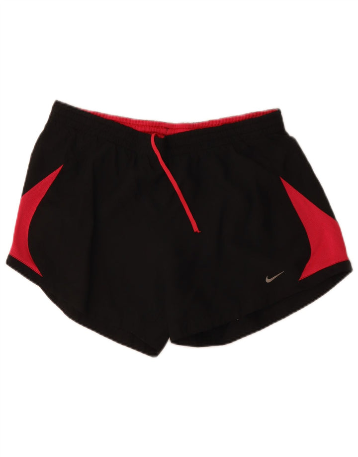 Damskie spodenki sportowe NIKE UK 14, poliester w kolorze średniej czerni