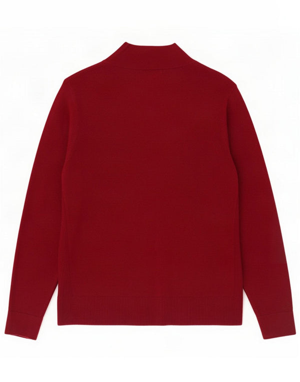 Damski sweter oversize White Stuff UK 16 Large Burgundy Wiskoza