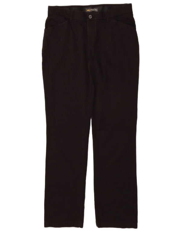 Damskie spodnie LEE o regularnym kroju i prostym kroju US 10 Large W33 L32 Black