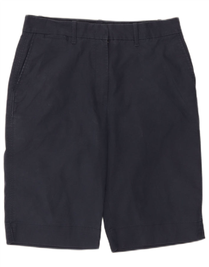Marks & Spencer Damskie spodenki Chino UK 12 Medium W32 Granatowe, bawełniane