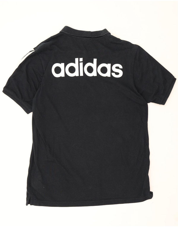Męska koszulka polo Adidas Climalite Graphic, duża, czarna, bawełniana