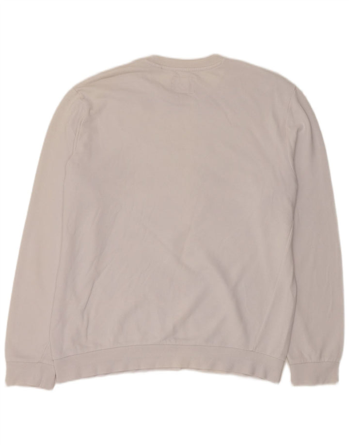 Męska bluza Guess Graphic Jumper XL w kolorze złamanej bieli, bawełniana