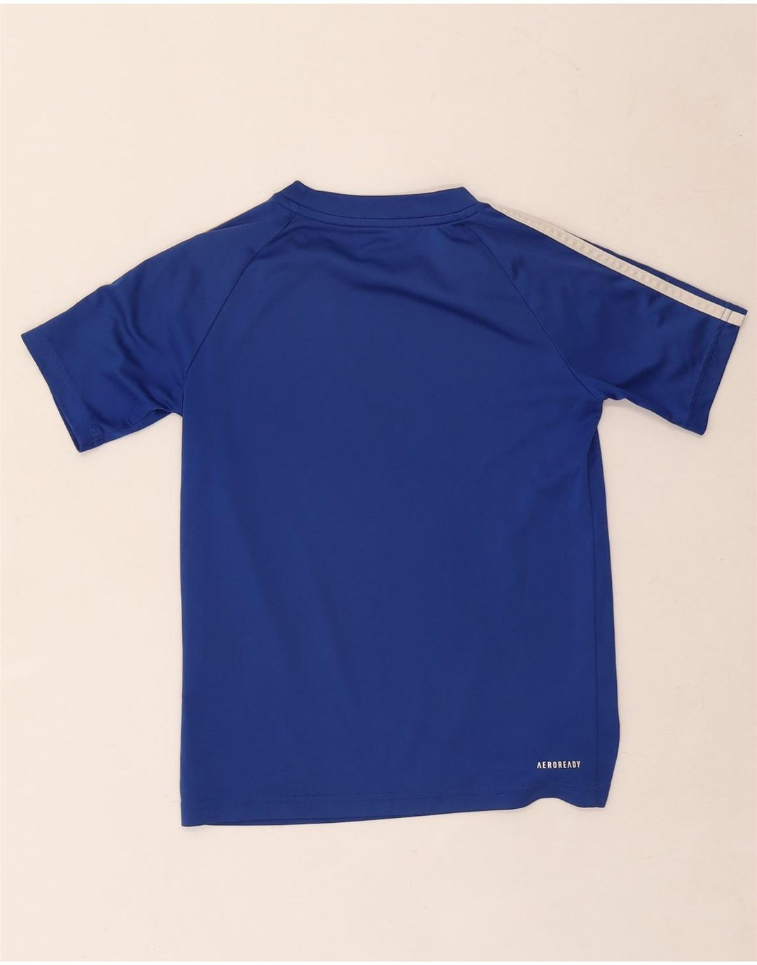 Chłopięca koszulka Adidas Aeroready Top 9-10 lat, niebieska, poliestrowa