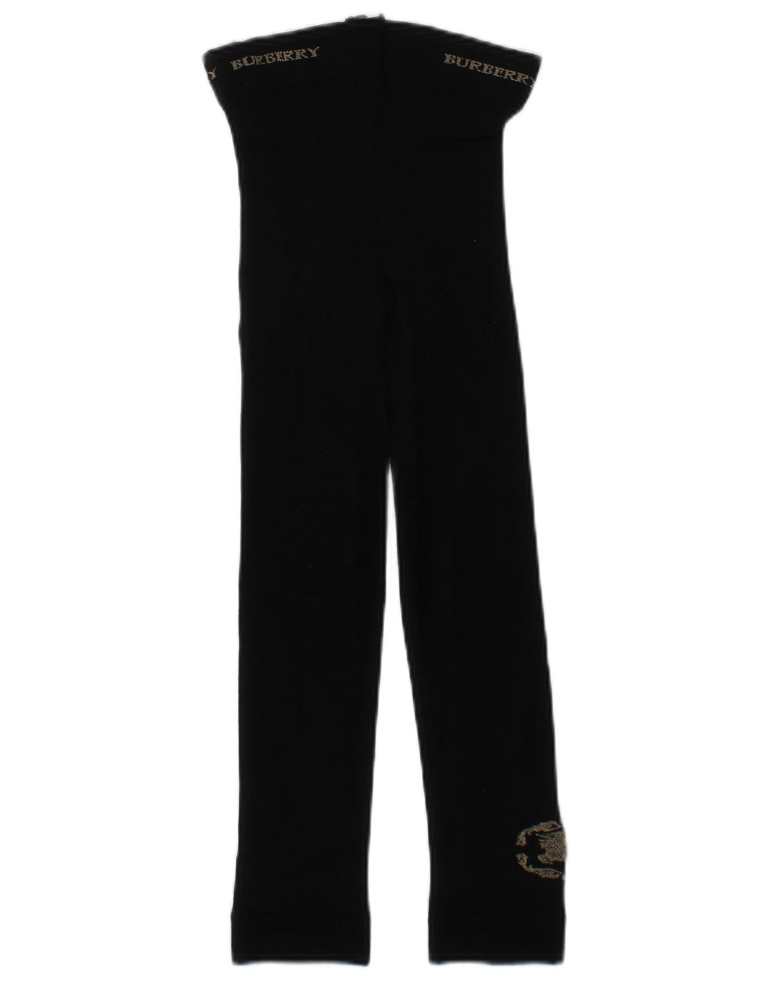 Legginsy dziewczęce Burberry z grafiką, 7-8 lat, czarne