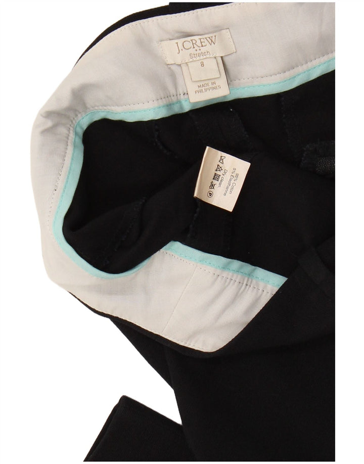 J. CREW Damskie, krótkie spodnie ze stretchem US 8 Medium W30 L26 Czarne