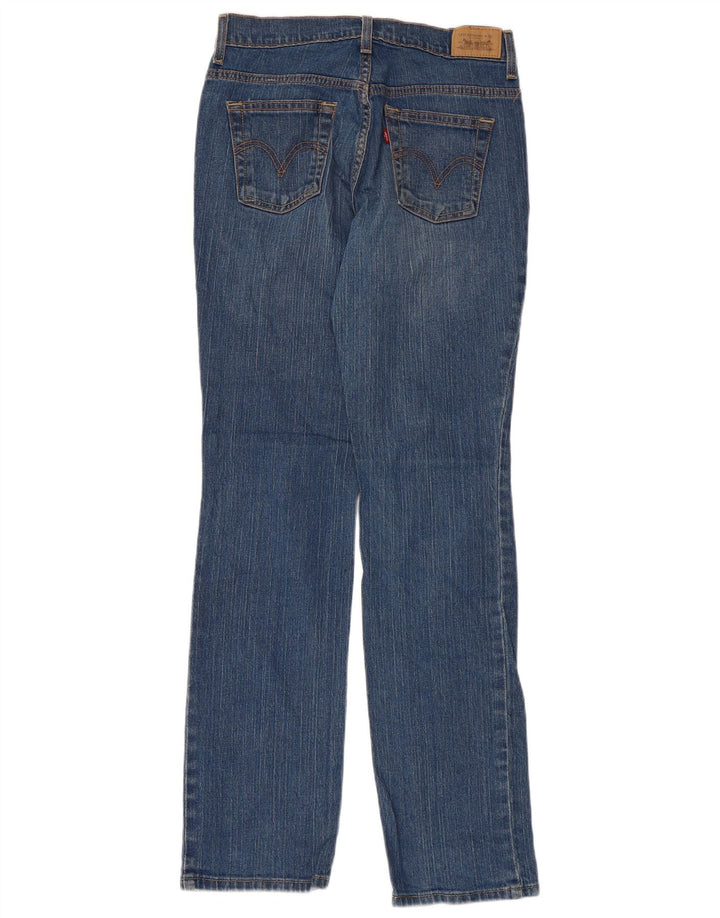 Damskie jeansy Levi's 505 Straight US 4 Small W28 L32 Niebieskie bawełniane