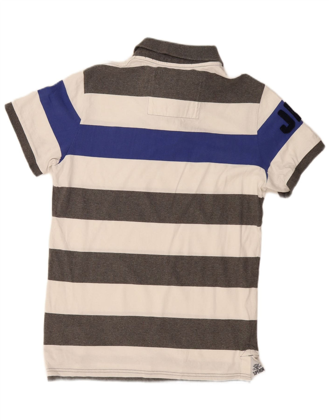 Męska koszulka polo Superdry XL, bawełniana w kolorowe paski