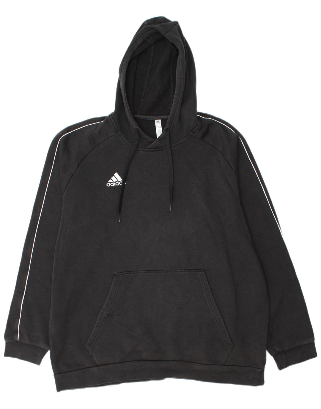 Męski sweter z kapturem ADIDAS 2XL, czarny, bawełniany