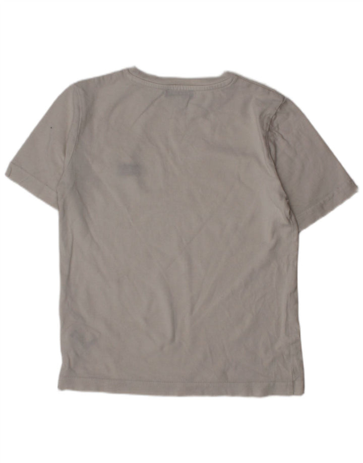 T-shirt chłopięcy Hugo Boss, 5-6 lat, biała bawełna