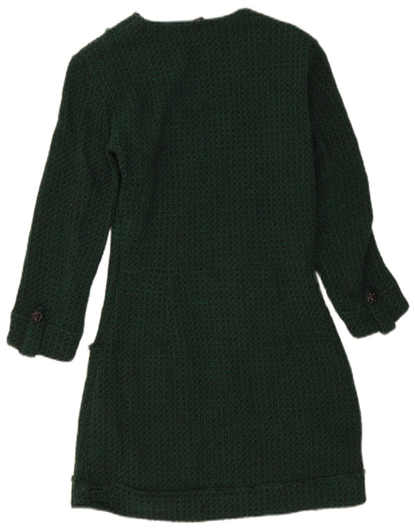 Damska sukienka z podwójnymi piersiami Zara Trafaluc UK 10 Small Green